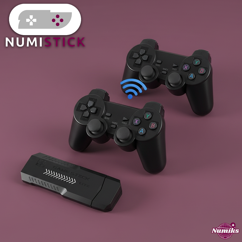 ©NumiStick | Retro Konsola 64/128/256 GB + 2 PADY GRATIS