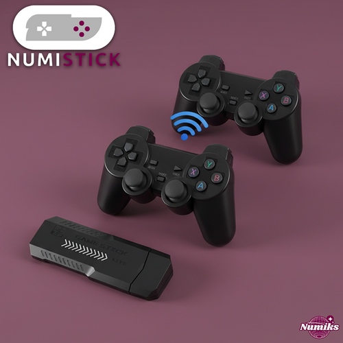 ©NumiStick | Retro Konsola 64/128/256 GB + 2 PADY GRATIS