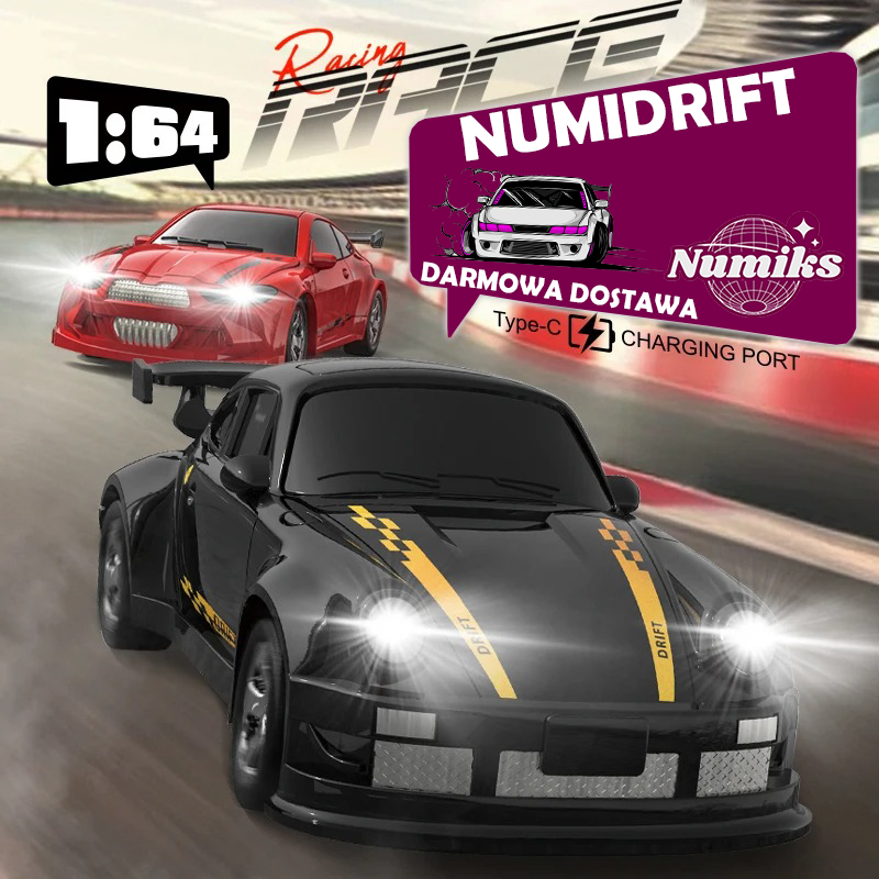 ©NumiDrift | Samochodzik do driftu 1:64 zestaw