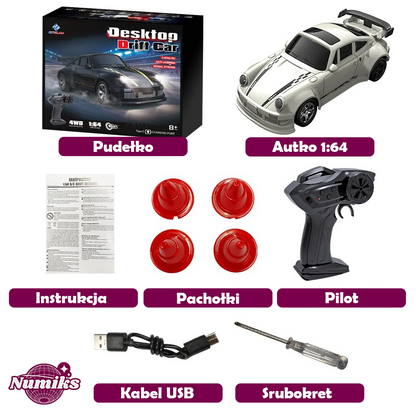 ©NumiDrift | Samochodzik do driftu 1:64 zestaw
