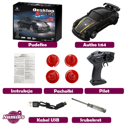 ©NumiDrift | Samochodzik do driftu 1:64 zestaw